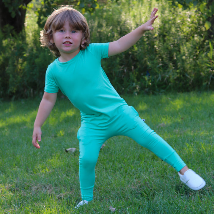 Short Sleeve Romper - Neptune