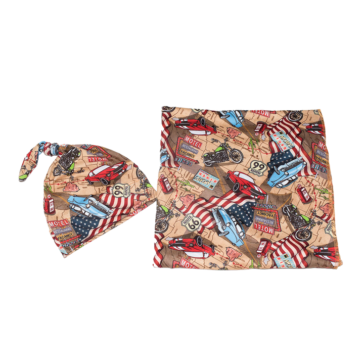 Stretch Swaddle Set  - Route 66