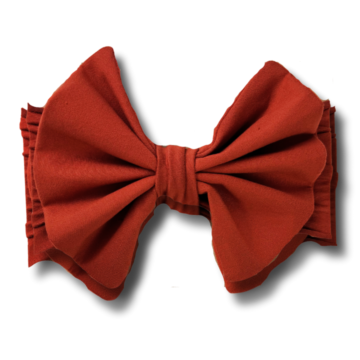 Big Bow Headband - Rust