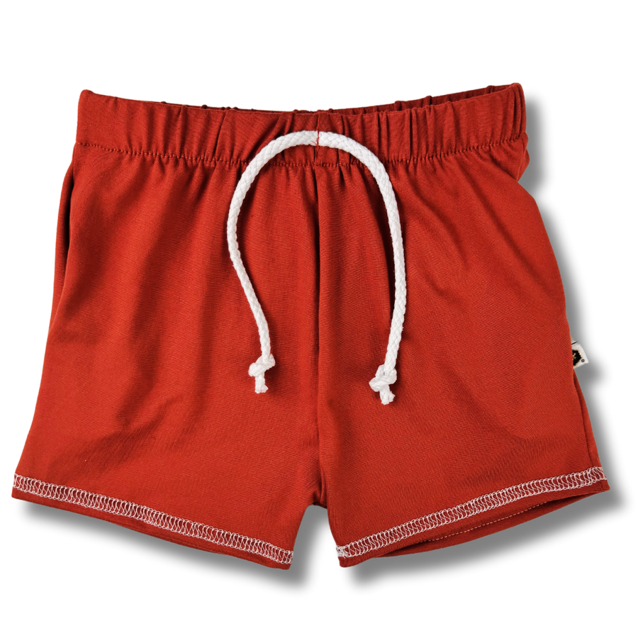 Jogger Shorts - Rust