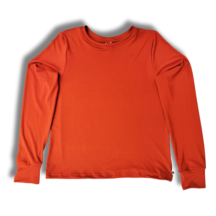 Adult Long Sleeve T-Shirt - Rust