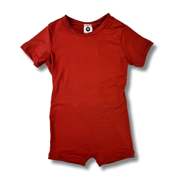 Short Sleeve Jumper - Rust