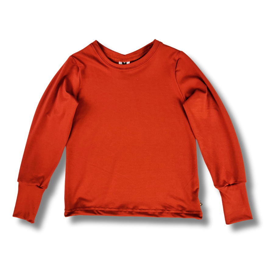 Long Sleeve T-shirt - Rust