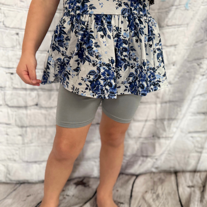 Bamboo Cartwheel Shorts in Slate