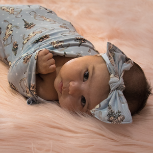 Stretch Swaddle Set  -  Ballet Slippers