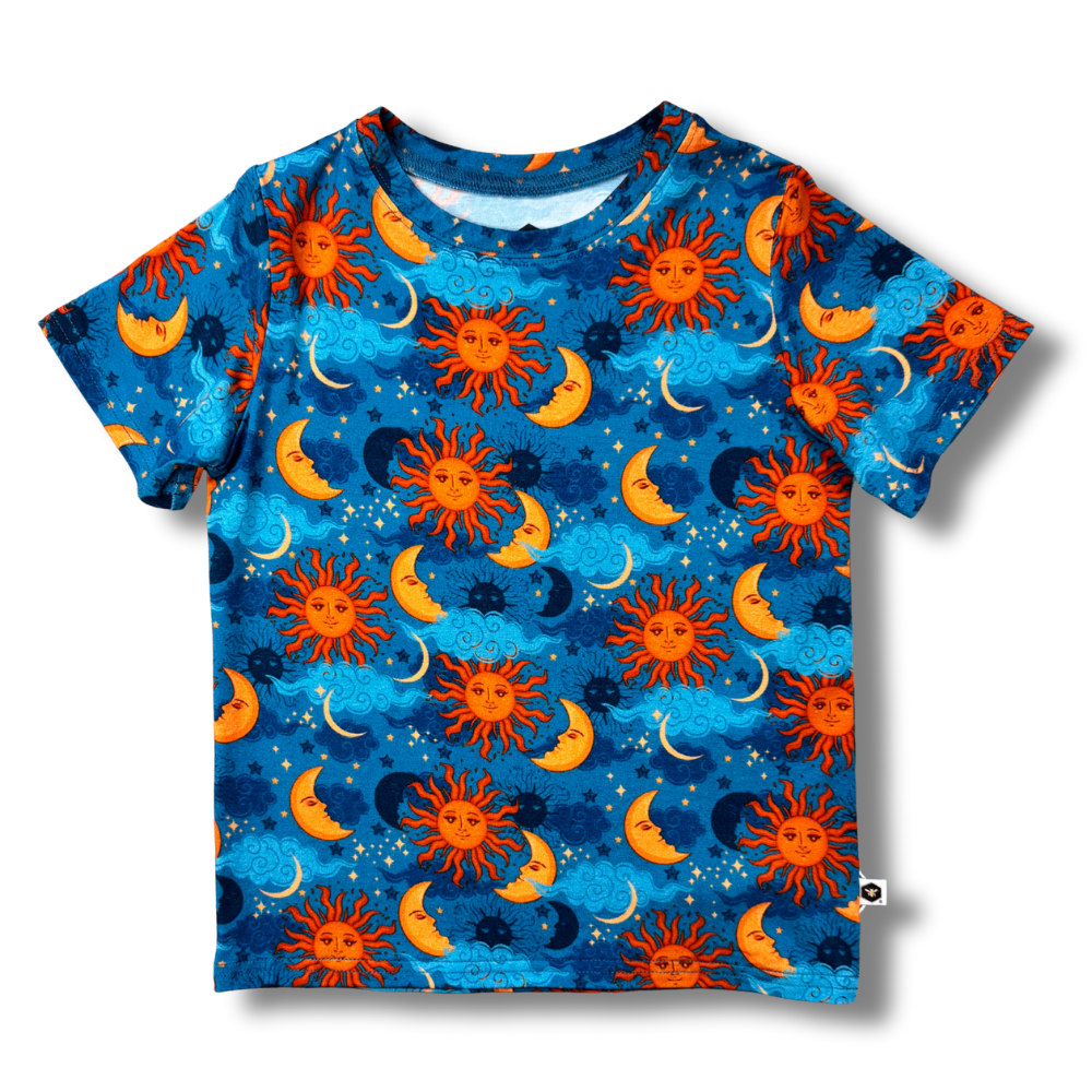 Bamboo Short Sleeve Crew Neck Tee in Sol Mates