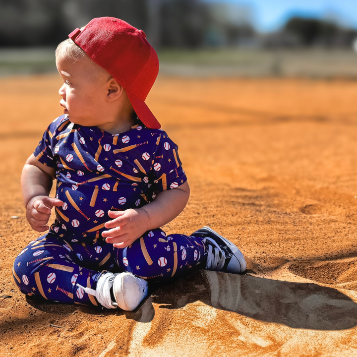 Short Sleeve Romper - Grand Slam