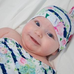 Stretch Swaddle Set  -  Belle Blossom
