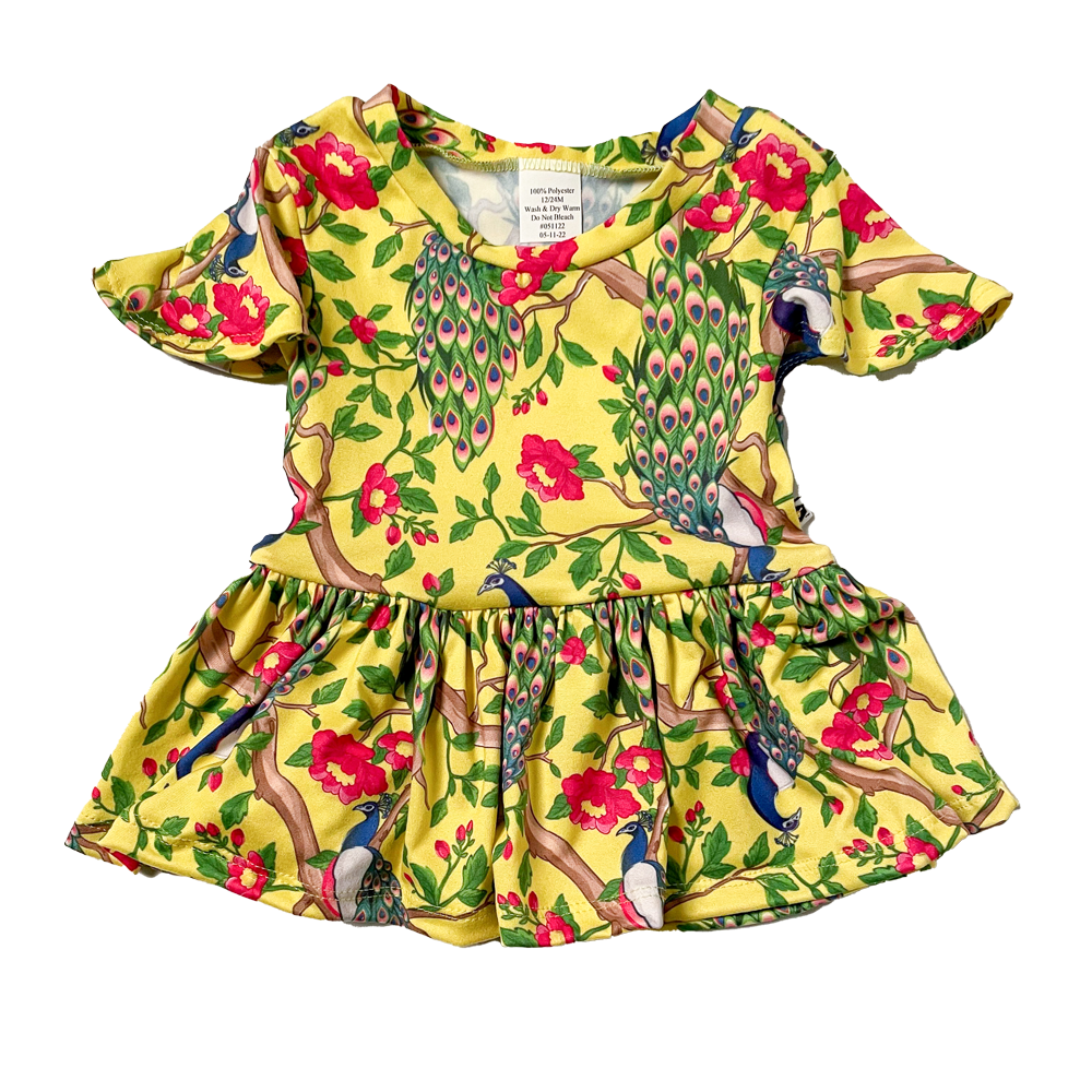 SECONDS- Peplum Top- 12/24M