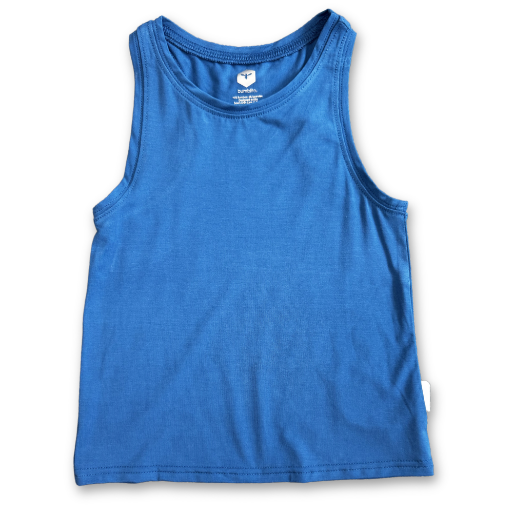 Bamboo Tank Top in Twilight Blue