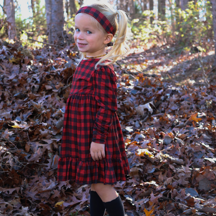 Long Sleeve Twirl Dress - Leland