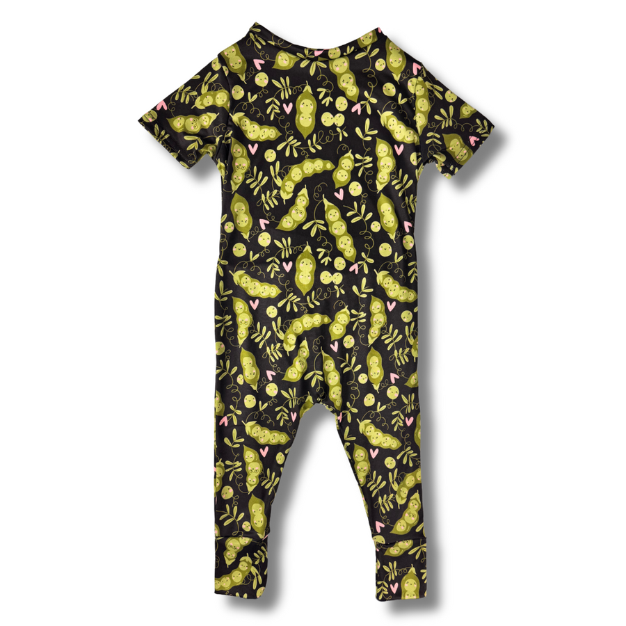 Short Sleeve Romper - Peas in a Pod