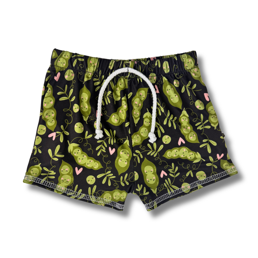 Jogger Shorts - Peas in a Pod