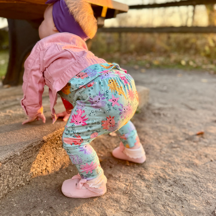 Bamboo Short Sleeve Romper in Axolotl Questions