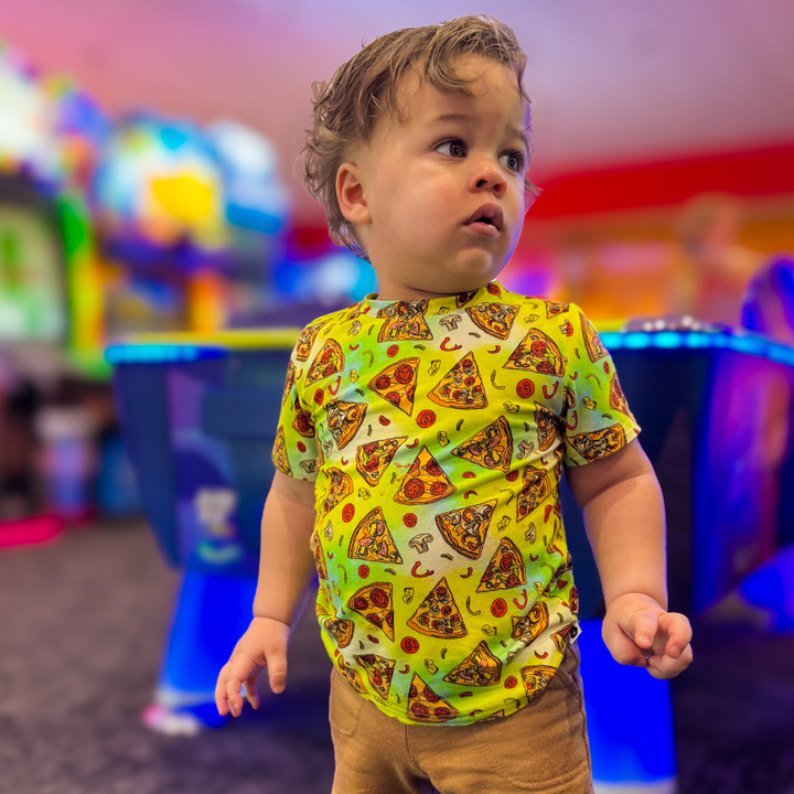 Bamboo Short Sleeve Crew Neck Tee in Cowabunga