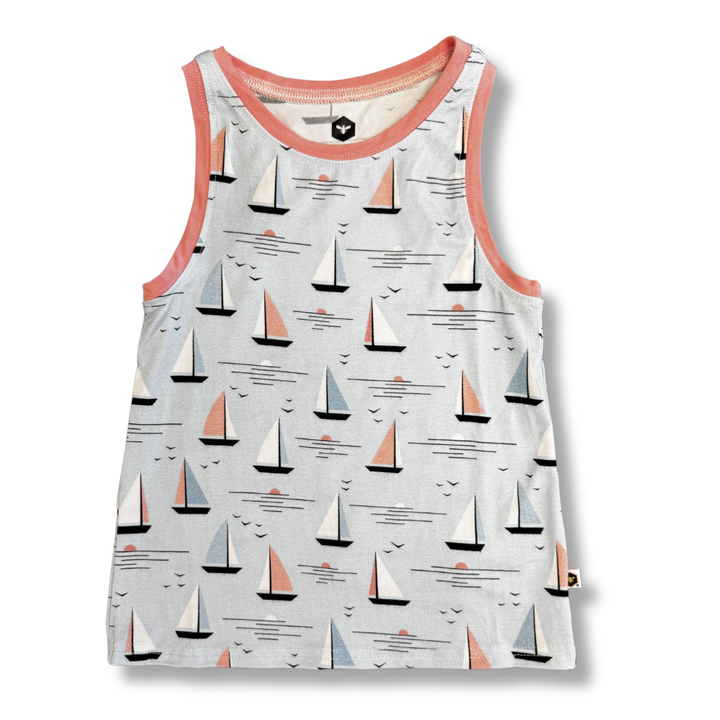 Bamboo Tank Top in A Boat Time