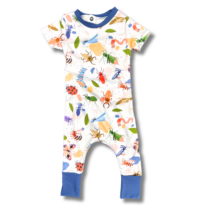 Short Sleeve Romper - Bugging Out