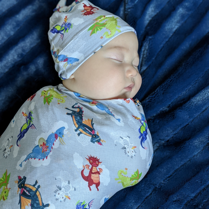 Stretch Swaddle Set - Dragon Dreams