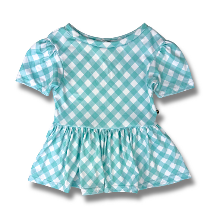 Short Sleeve Peplum Top - Mason