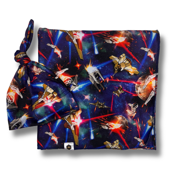 Stretch Swaddle Set  - Space Wars