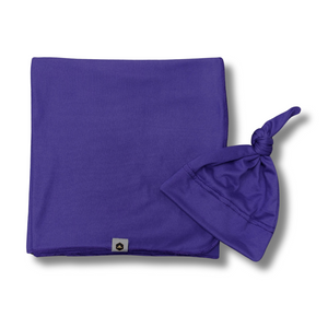 Stretch Swaddle Set  -  Plum