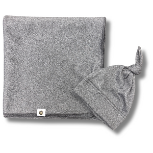 Stretch Swaddle Set  -  Charcoal