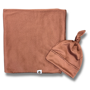 Stretch Swaddle Set  -  Chocolate