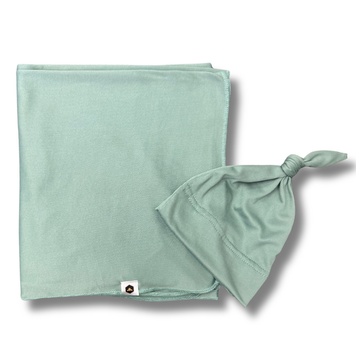 Stretch Swaddle Set  -  Moss