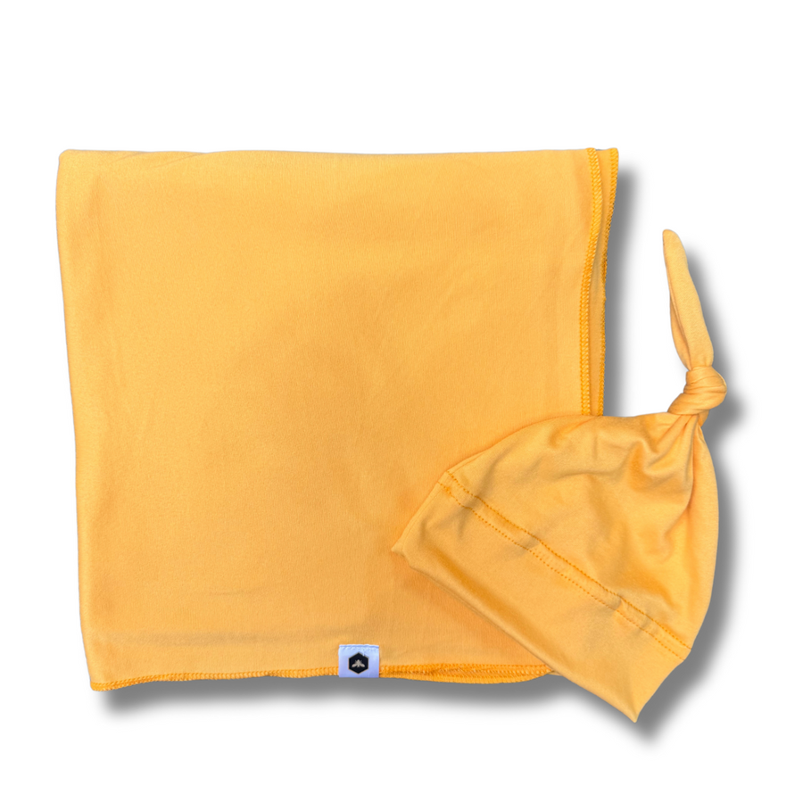 Stretch Swaddle Set  -  Gold