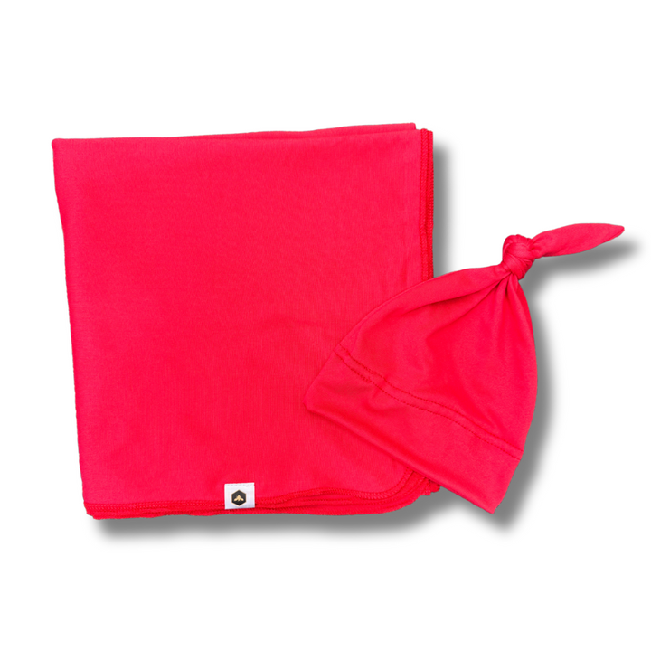 Stretch Swaddle Set  -  Cherry