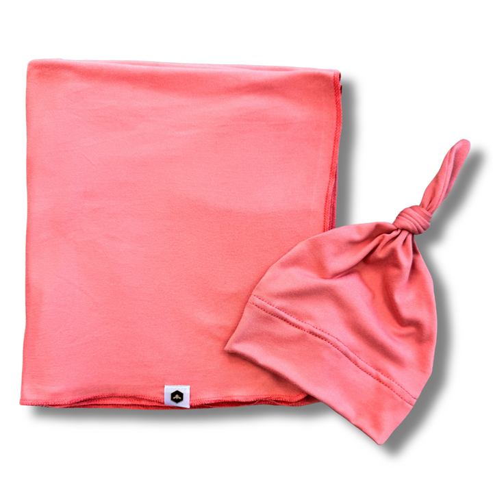 Stretch Swaddle Set  -  Terracotta