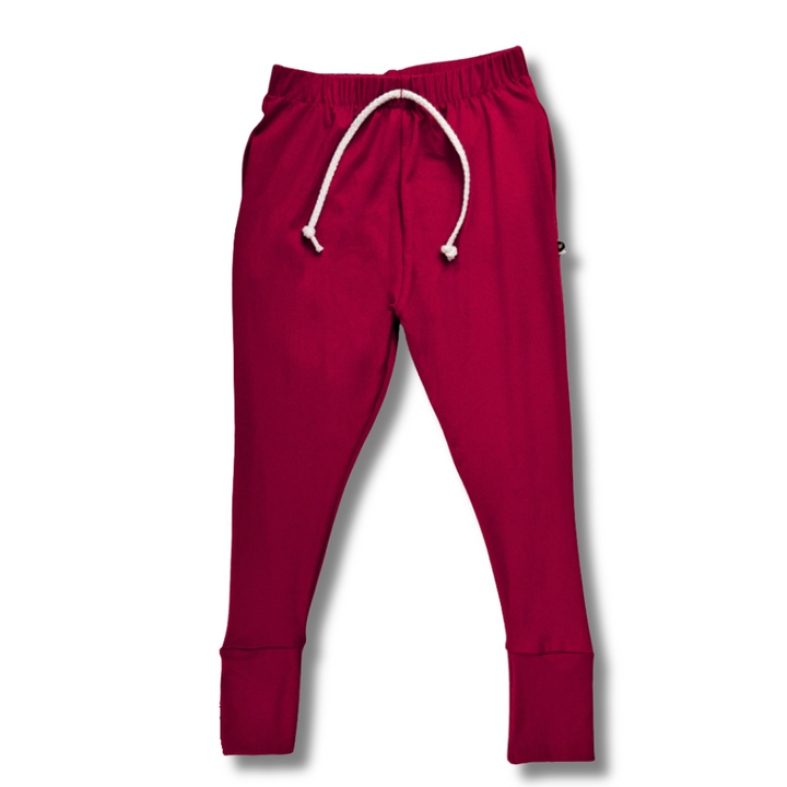 Bamboo Jogger Pants in Brick