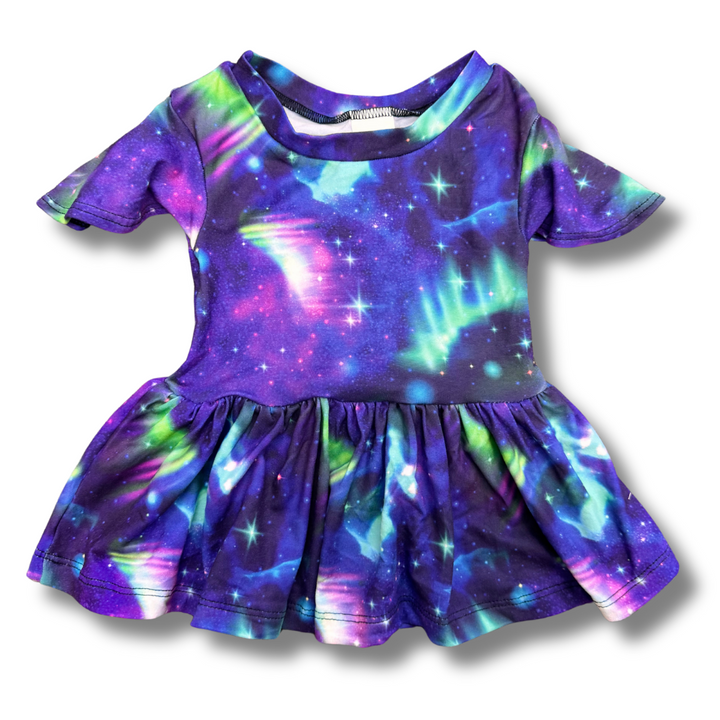 Short Sleeve Peplum Top - Ivalo Skies