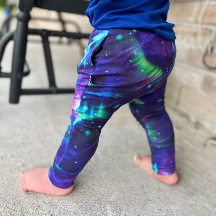 Bamboo Jogger Pants in Ivalo Skies