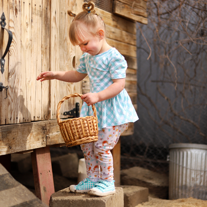 Short Sleeve Peplum Top - Mason