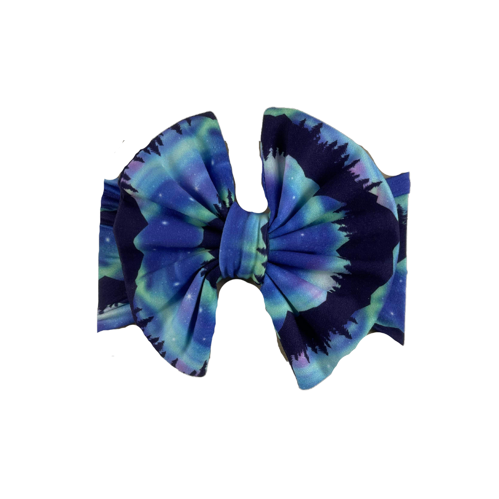 Big Bow Headband - Aurora