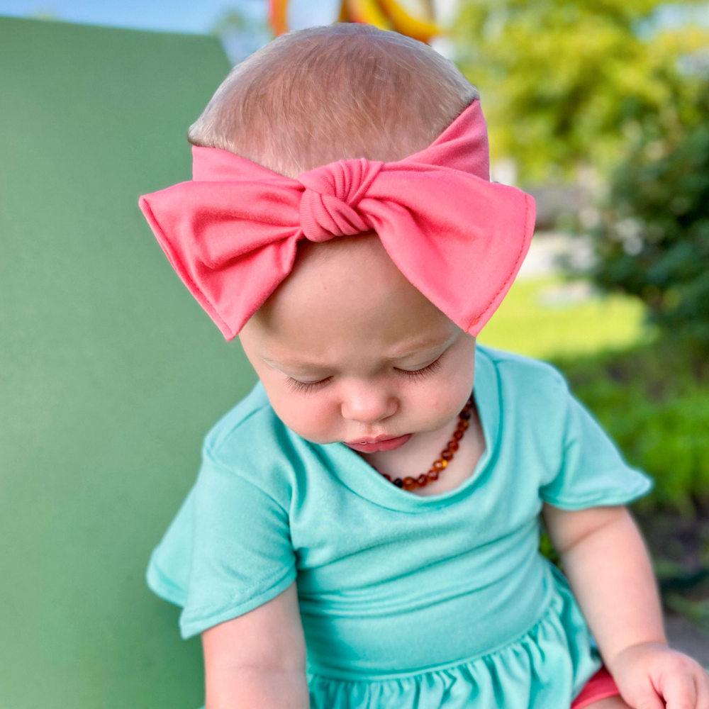 Baby Headband - Coral