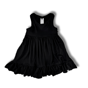 Tank Twirl Dress - Basic Black