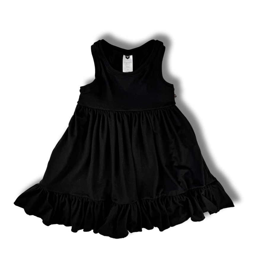 Tank Twirl Dress - Basic Black