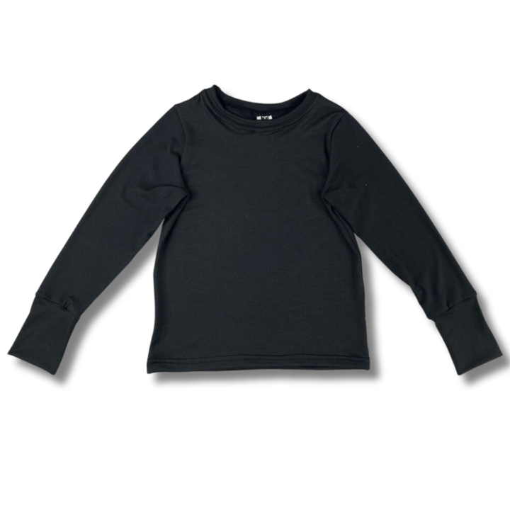 Adult Long Sleeve T-Shirt - Basic Black