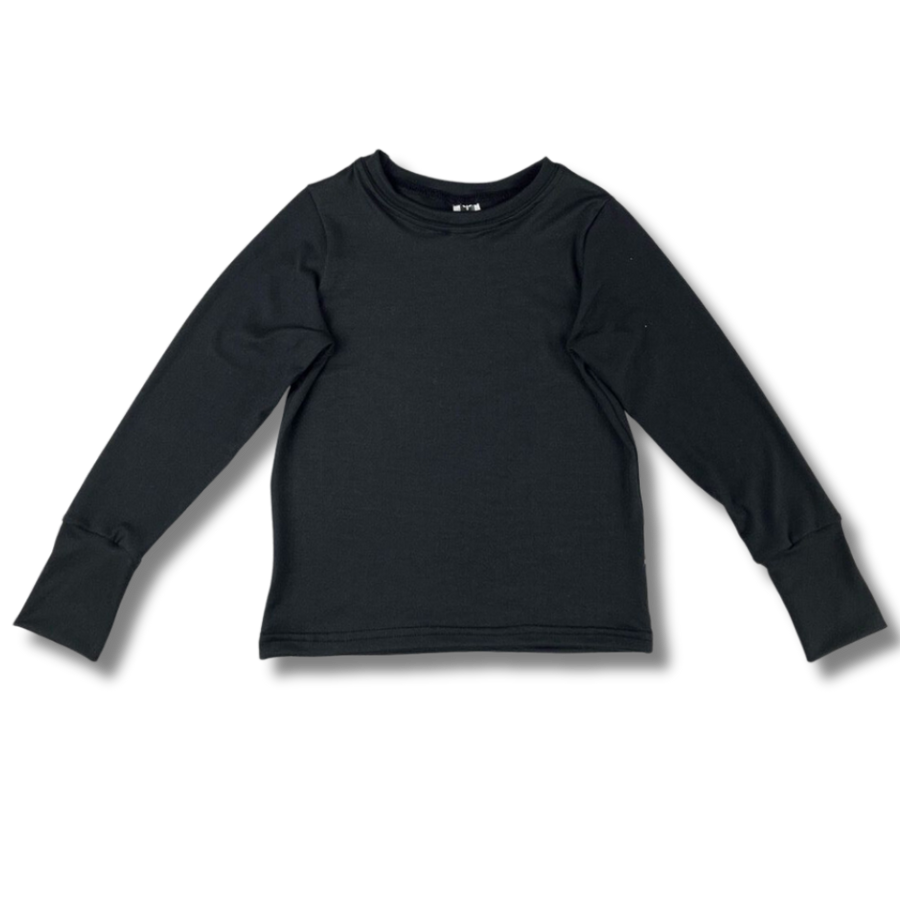 Adult Long Sleeve T-Shirt - Basic Black