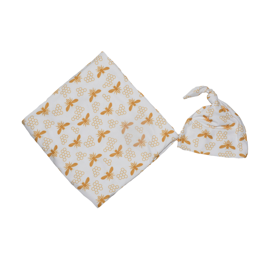 Stretch Swaddle Set -  Bee Yourself