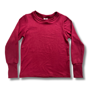 Long Sleeve T-shirt - Burgundy