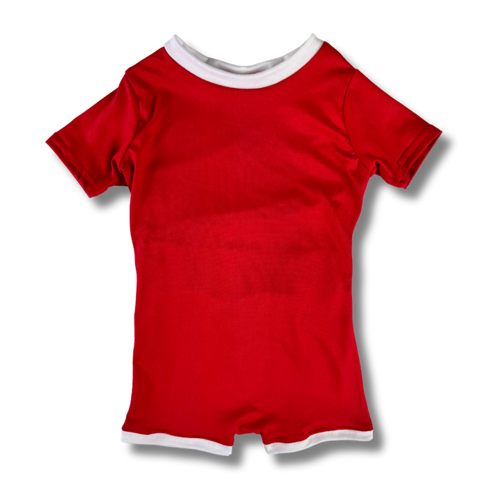 Short Sleeve Jumper - Cherry Red