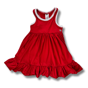 Tank Twirl Dress - Cherry Red