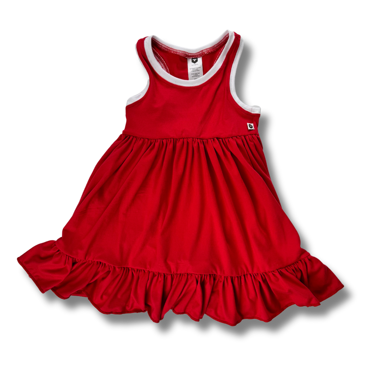 Tank Twirl Dress - Cherry Red