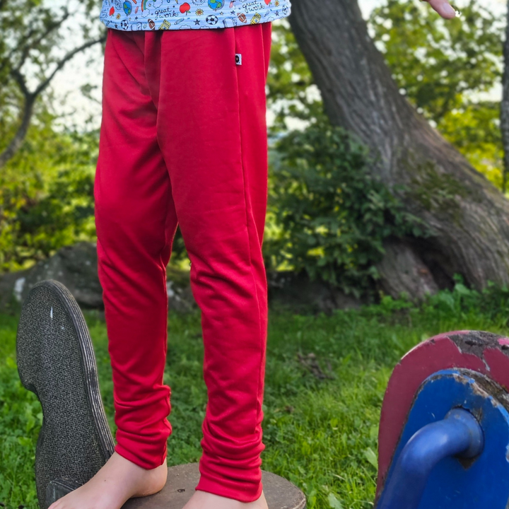 Jogger Pants - Cherry Red