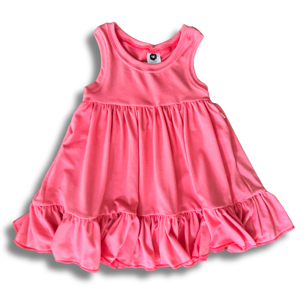 Tank Twirl Dress - Coral