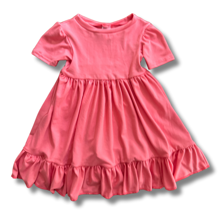 Twirl Dress - Coral