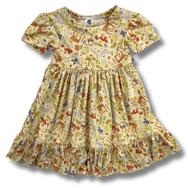Twirl Dress - Deer Friends